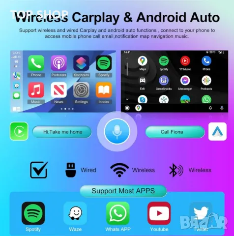 Мултимедия за BMW X3 E83 2004-2012 9",2+64G,Android 13,Bluetooth,Wi-Fi, снимка 4 - Аксесоари и консумативи - 48930346