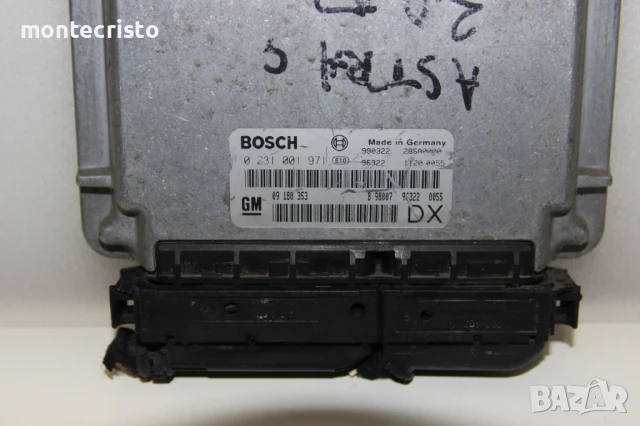 Моторен компютър Opel Astra G (1998-2009г.) 0281001971 / 0 281 001 971 / 09180353 / 09 180 353, снимка 2 - Части - 51091481