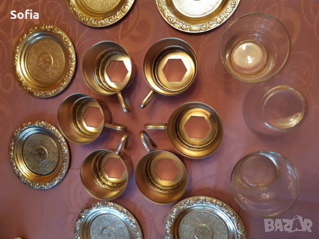 Колекция СССР/ Сервиз Мелхиор за кафе: Стакани,подстакани и чашки от 70-80те, снимка 5 - Сервизи - 32205074