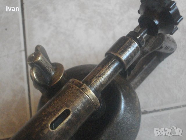 Френска Старо Качество Мини Бензинова Лампа-Отлична-Колекционерска Висок Клас-EXPRES 41T-Unis FRANCE, снимка 3 - Други инструменти - 44493541