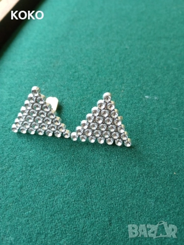 Обеци с клипс , снимка 4 - Обеци - 51859443