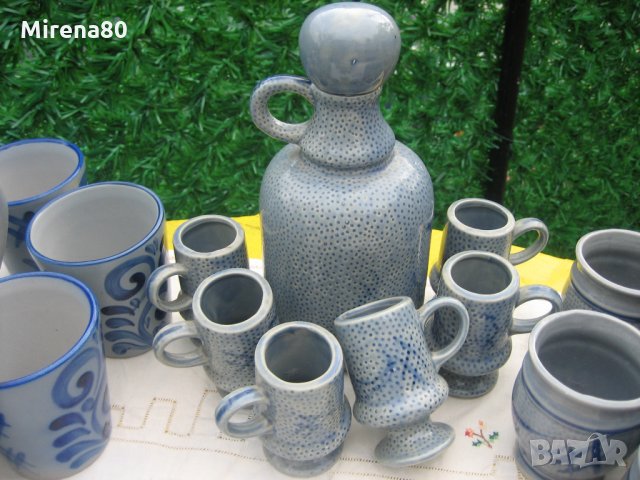 Старинна немска керамика - сервизи за алкохол !, снимка 5 - Сервизи - 33950561