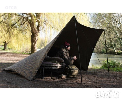 Тента за шаранджийски риболов FOX Camo Tarp, снимка 6 - Такъми - 39908900