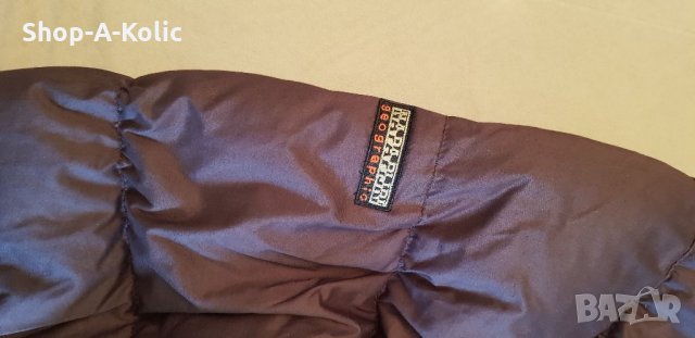 Original Vintage NAPAPIJRI GEOGRAPHIC Expedition Experience Winter Puffer Down Hooded Parka Jacket, снимка 5 - Якета - 35221588