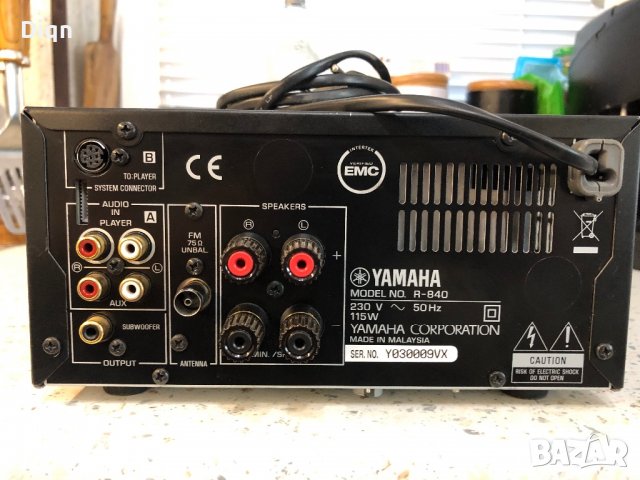 Yamaha mini R-840, снимка 9 - Ресийвъри, усилватели, смесителни пултове - 38352045