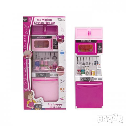 Обзавеждане за мини кухня.Микровълнова и съдомиялна с аксесоари., снимка 1