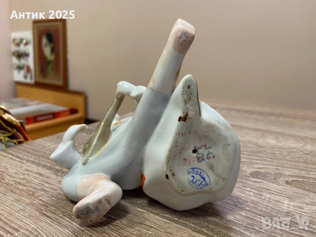 Винтидж съветска порцеланова фигурка „Руски танц“, снимка 5 - Антикварни и старинни предмети - 51940427