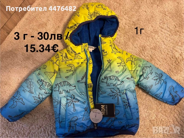 Зимни якета и космонавти , снимка 3 - Бебешки гащеризони - 52923589