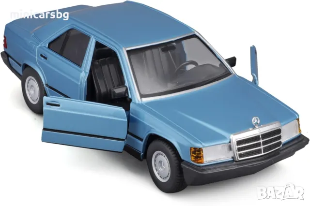 Метални колички: Mercedes-Benz 190E - Bburago, снимка 2 - Колекции - 48437797