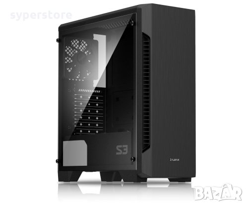 Кутия за компютър Zalman ZM-S3 Черна ATX Middle Tower, снимка 2 - Захранвания и кутии - 33814214