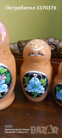 Руски матрьошки-ръчно рисувани, снимка 4 - Декорация за дома - 55898213