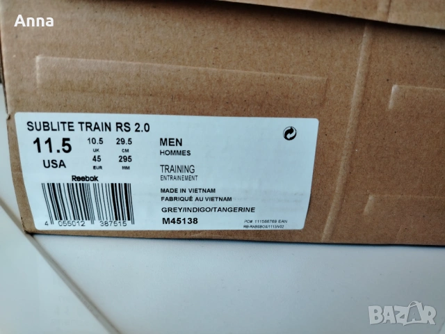 Мъжки маратонки Reebok, снимка 2 - Спортни обувки - 54319221