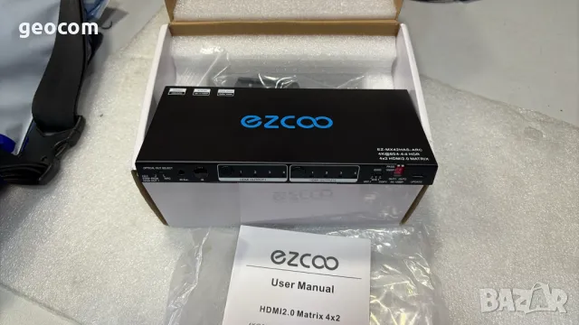 EZCOO EZ-MX42HAS-ARC Switch with SPDIF L R Audio Extractor