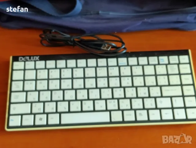 КЛАВИАТУРА  С КАБЕЛ БЯЛА DLK-1102, снимка 2 - Клавиатури и мишки - 48919202