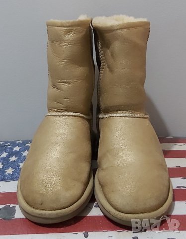 UGG КЛАСИЧЕСКИ КЪСИ МЕТАЛИК 36 номер , снимка 10 - Дамски ботуши - 35253006