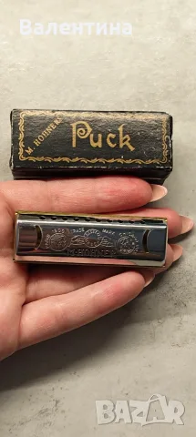 Hohner Puck – миниатюрна хармоника в тон C с оригинална кутия, снимка 4 - Духови инструменти - 55730619