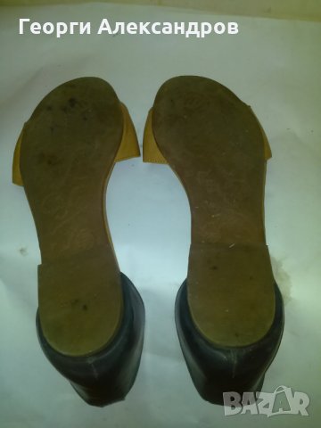 GRACELAND КОЖЕНИ СТИЛНИ ДАМСКИ САНДАЛИ МАРКОВИ ЕСТЕСТВЕНА КОЖА РЪЧНА ИЗРАБОТКА, снимка 7 - Сандали - 29781101