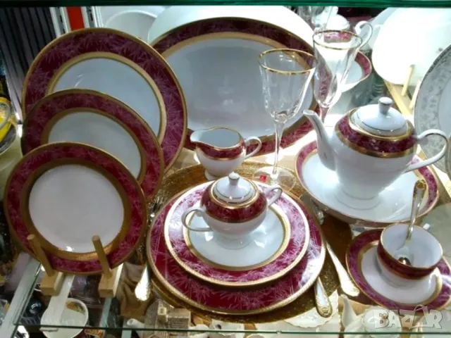  Сервизи за хранене, кафе и чай от Фин и Костен порцелан, снимка 3 - Сервизи - 47991241