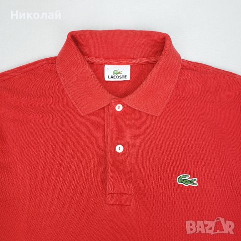Lacoste Classic Polo Тениска с Яка Лакост 5 L, снимка 3 - Тениски - 37662893