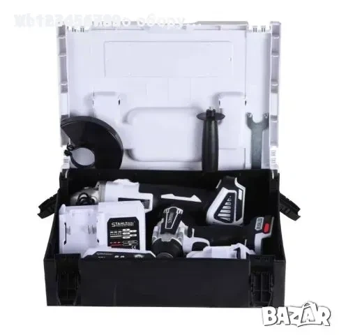Акумулаторен Винтоверт и Безчетков Ъглошлайф STAHLMAYER PRO 36V 8,0AH, снимка 4 - Винтоверти - 53977058