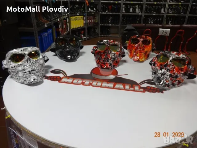 Маска за лице ghost rider мото рокер мотор чопър, снимка 6 - Аксесоари и консумативи - 49196486