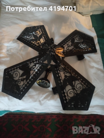 Полюлей, ковано желязо, снимка 2 - Декорация за дома - 52984794