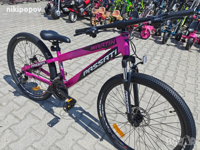 BG Алуминиев велосипед 26" MARTY розов, снимка 4 - Велосипеди - 54334920