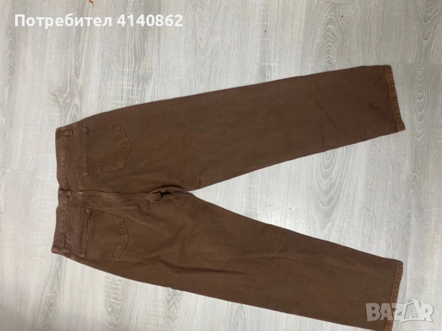 Актуални кафяви дънки деним, снимка 2 - Дънки - 52872050