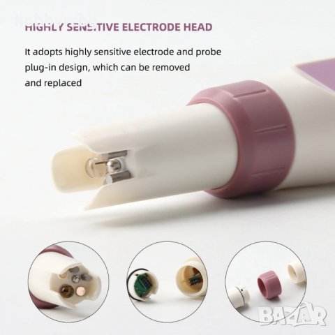 Tестер за измерване на pH, TDS, EC, соленост, S.G, ORP и температура, bluetooth, снимка 5 - Други - 37084265