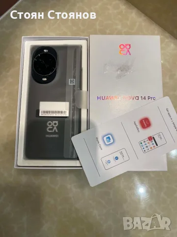 Възможен Бартер/ЧИСТО НОВ !!! Huawei nova 14 Pro, Dual SIM, 12GB RAM, 512GB,Black 