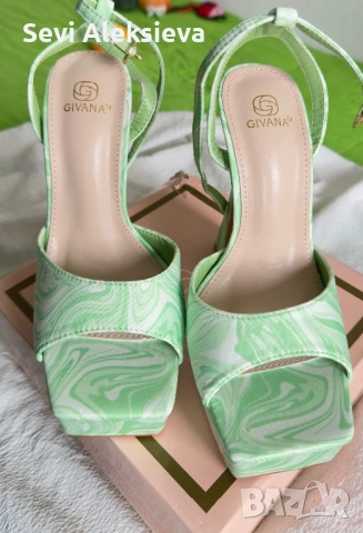 Дамски обувки на ток 