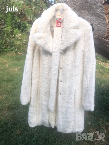 Бяло дамско палто GILL, снимка 1 - Палта, манта - 9288980
