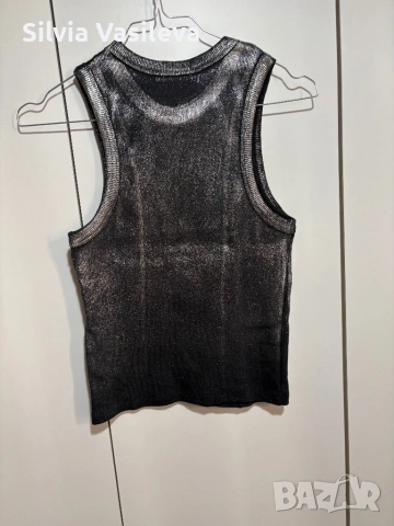 Дамски потник Zara метален ефект, снимка 5 - Потници - 54319654