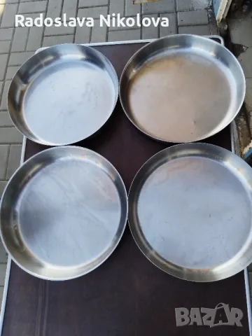 Тава Хром Силистра от соца 30 см , снимка 2 - Съдове за готвене - 49389453