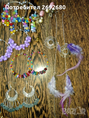 Индийски гривни винтидж,гривни от чист седеф/полускъпоценни камъни,обеци/цени в описанието , снимка 6 - Бижутерийни комплекти - 49883446