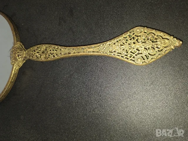 френско старо бронзово vintage огледало , снимка 7 - Антикварни и старинни предмети - 49781635