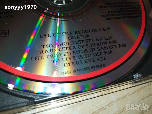 METALLICA CD MADE IN FRANCE 0111231122, снимка 18 - CD дискове - 42805448