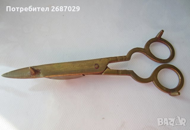 Свещник и Стара ножица за свещи, месинг, бронз антика, метал и свещник, снимка 7 - Антикварни и старинни предмети - 30094908