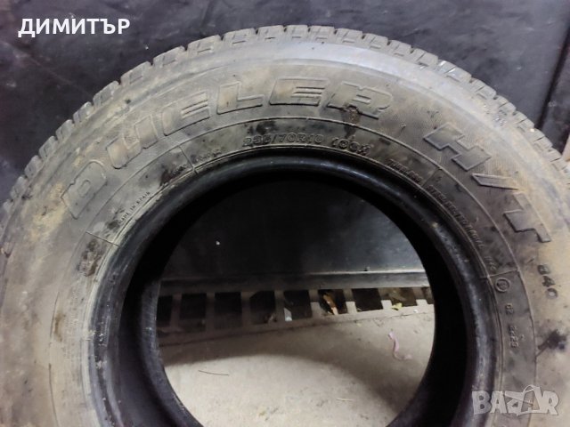 4бр.ЛЕТНИ BRIDGESTONE 235/70/16 106H , снимка 6 - Гуми и джанти - 39121495