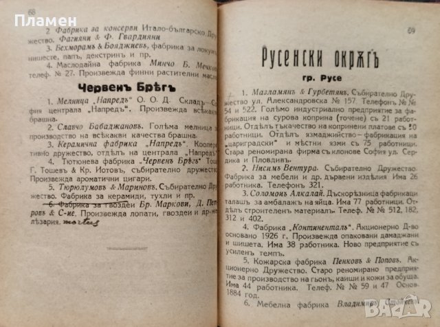 Индустриалните заведения въ България 1928 година : Най-пъленъ и всестраненъ адресникъ, снимка 5 - Антикварни и старинни предмети - 40808758