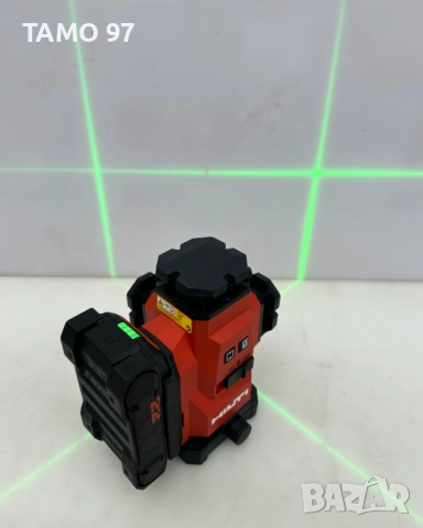 Hilti PM 50-22 Nuron - НОВ Мултилинеен лазерен нивелир със зелен лъч, снимка 5 - Измервателни инструменти - 52898667