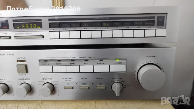 Yamaha усилвател + тунер /A-500 + T-700/, снимка 3 - Аудиосистеми - 55835542