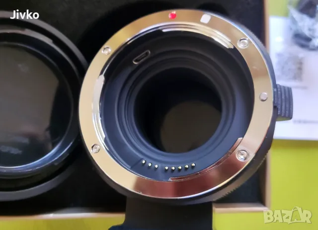 преходник Canon EF към Fuji X AF, снимка 2 - Обективи и филтри - 56415381