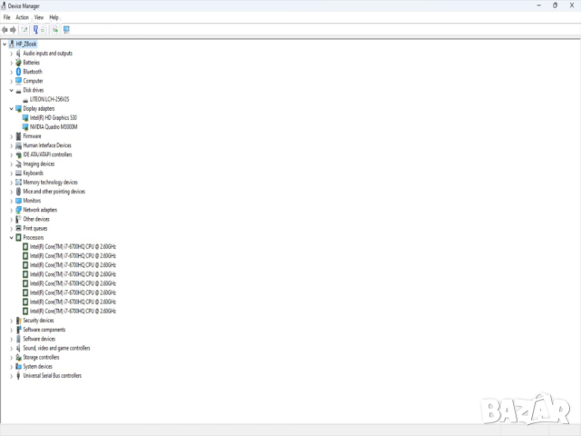 Работна станция и Геймарски Лаптоп HP ZBook 17 G3 17.3" i7-6700HQ 2.60GHz/RAM 16GB/SSD 256GB/Win 11, снимка 9 - Лаптопи за игри - 44571828
