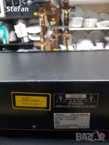 SONY Compact disc player cdp-36 , снимка 5 - Ресийвъри, усилватели, смесителни пултове - 48157508