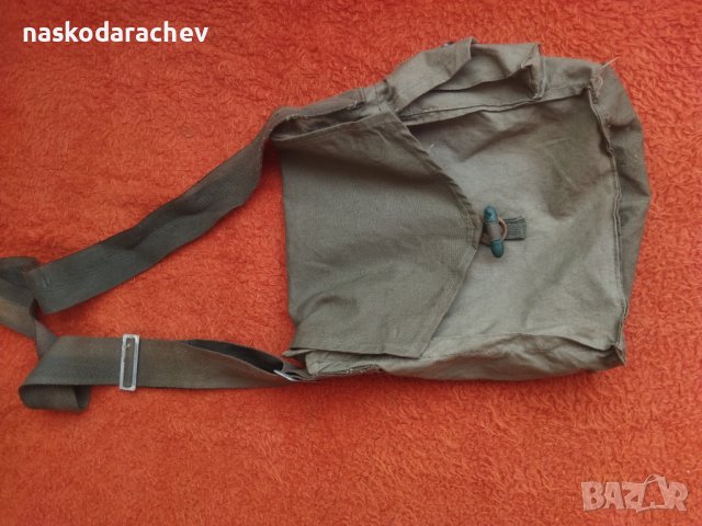 Войнишка брезентова чанта мешка за през рамо, снимка 4 - Чанти - 42839224