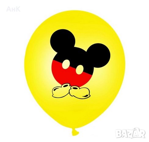 Голям балон с Мики и Мини маус 112см, снимка 4 - Други - 28945816