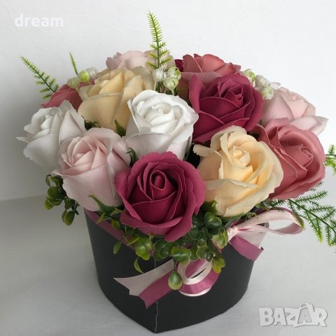 Букет със сапунени рози, снимка 9 - Подаръци за жени - 33178203