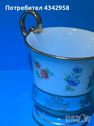 Старина порцеланова чаша. Германия., снимка 6 - Антикварни и старинни предмети - 52871421