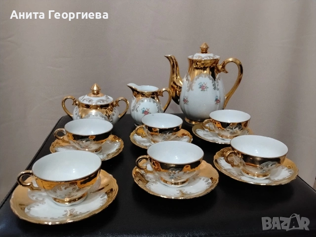 Порцеланови сервиз немски, снимка 6 - Антикварни и старинни предмети - 53886531